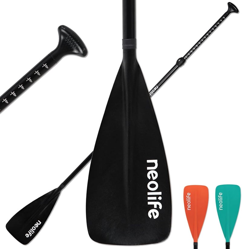 WONITAGO SUP Paddles for Kid with Aluminum Shaft and PP Blade, Floating Stand Up Paddle Board Paddle for Youth and Junior, Adjustable 140-170 cm/55-67 Inches - Image 1
